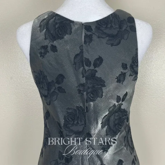 Rare Floral Mini Dress Alt ASO Rachel Green Friends Floral Sleeveless Vintage - Picture 9 of 10
